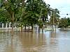 The journey home through the flood waters of Sukhothai